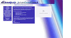 Desktop Screenshot of discopop.co.uk